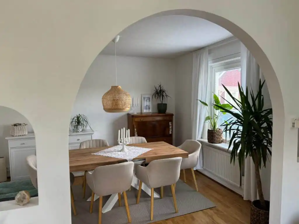 Wohnzimmer im Ferienhaus Emil hemma in Småland, Schweden
