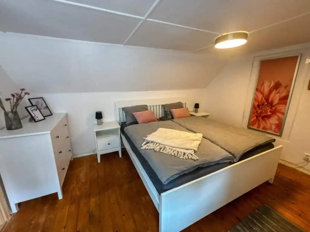 Schlafzimmer im Gruppenferienhaus Istaby in Istaby