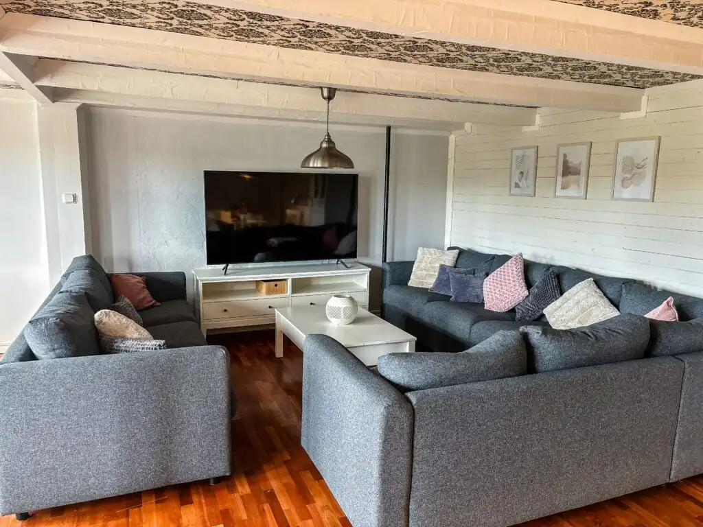 Großzügiges Wohnzimmer im Ferienhaus Istaby in Blekinge