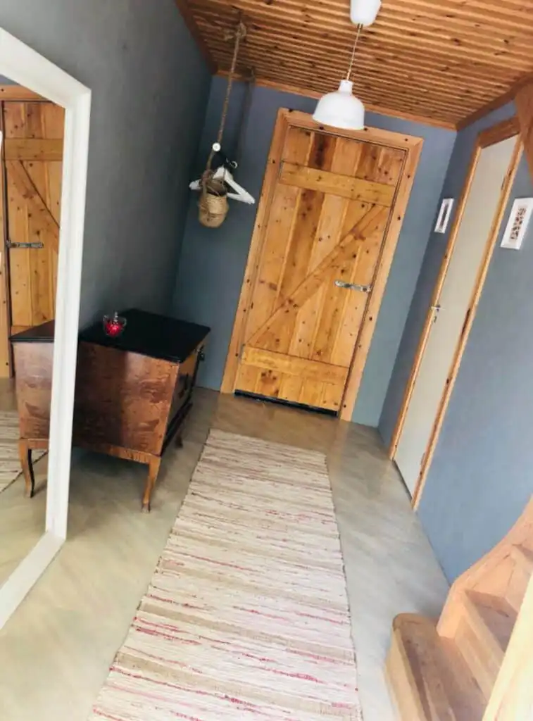 Eingangsbereich im Ferienhaus Villa Obstgarten in Mörlunda Småland