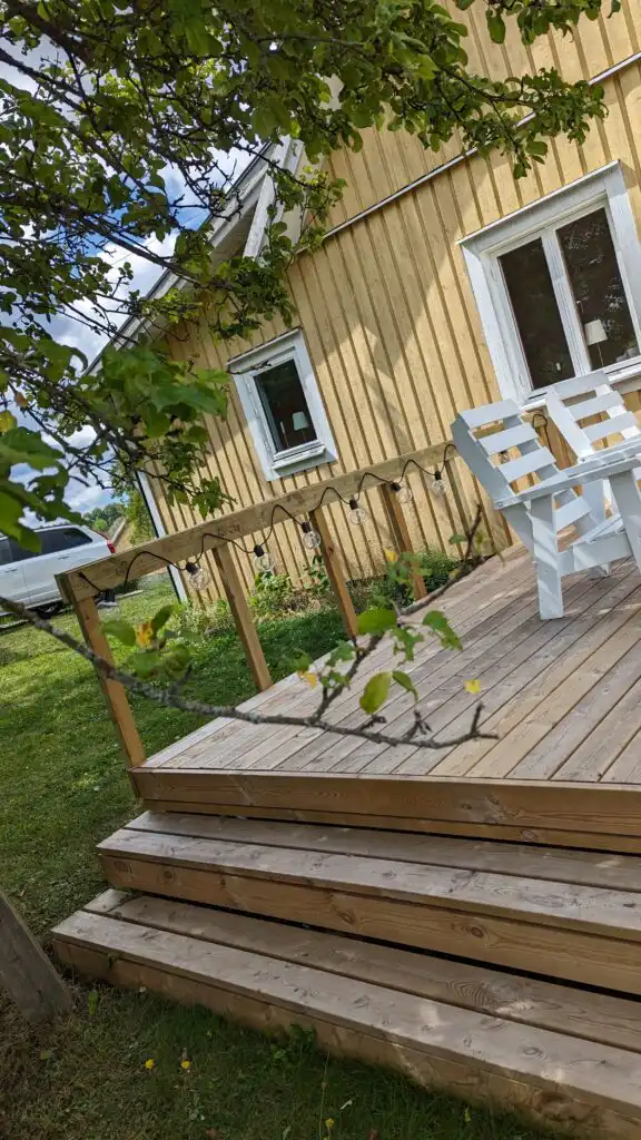 Außenansicht Villa Obstgarten Ferienhaus in Mörlunda Småland