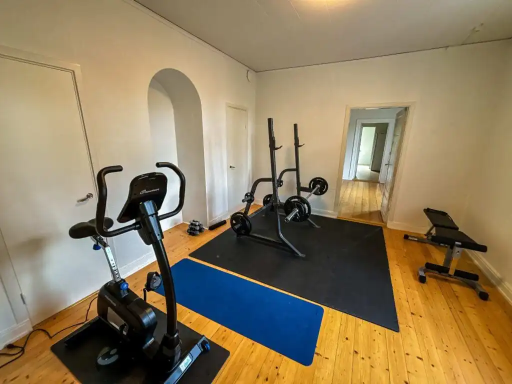 Privater Fitnessraum im Seegut Hovmantorp in Hovmantorp, Småland