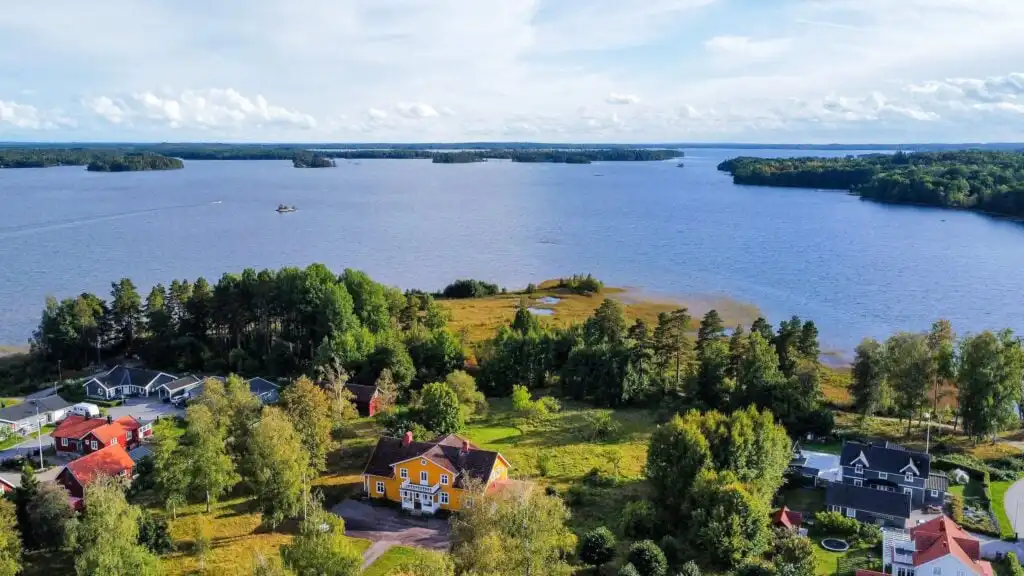 Umgebung am See in Hovmantorp, Småland nahe Seegut Hovmantorp