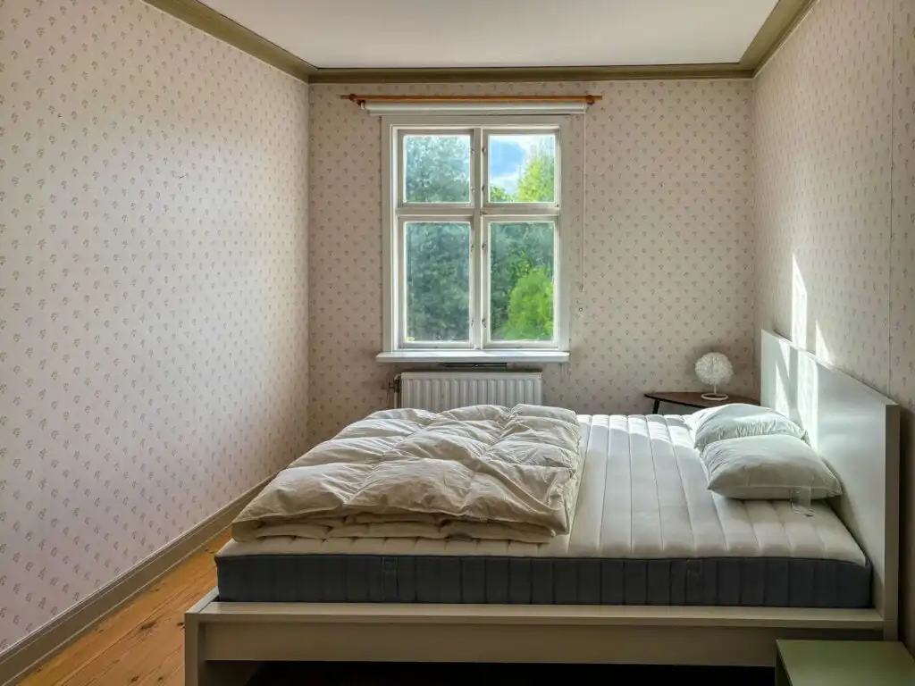 Schlafzimmer im Seegut Hovmantorp in Hovmantorp, Småland