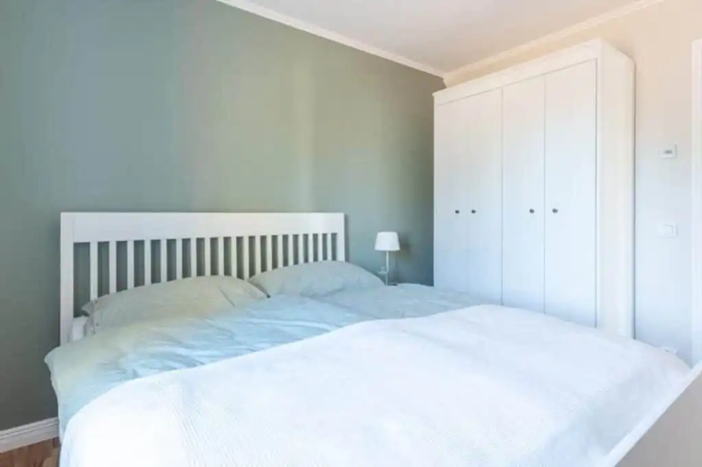 Schlafzimmer mit moderner Ausstattung – Villa Vita an der Ostsee in Småland