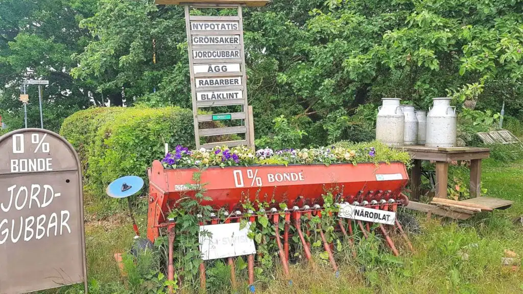 Sitzplatz in der Nachbarschaft nahe Ferienhaus Istaby in Blekinge