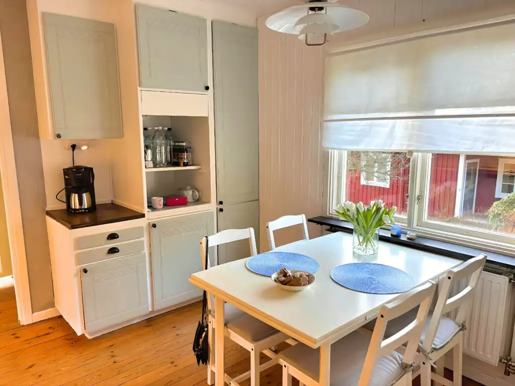 Küche im Hus Mio in Hultsfred, Småland nahe Vimmerby