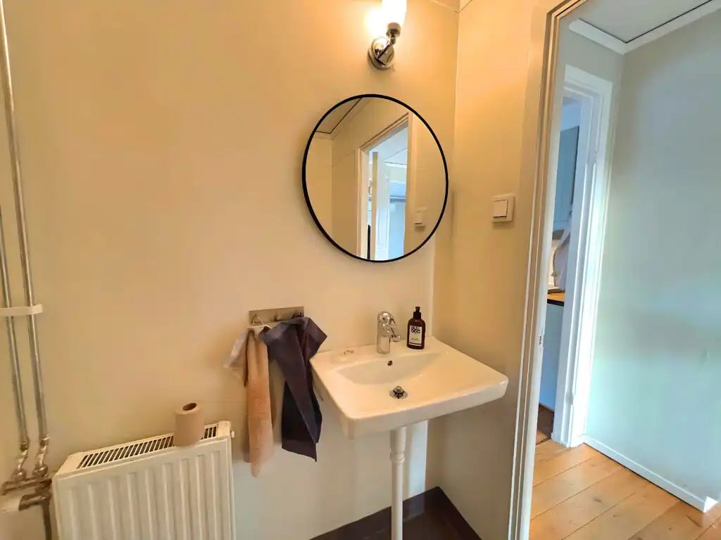 Badezimmer im Hus Mio in Hultsfred, Småland