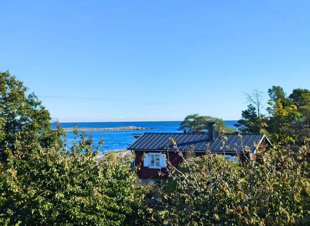 Meerblick vom Ferienhaus Hus Kråkelund – spektakulärer Blick über die schwedischen Schären
