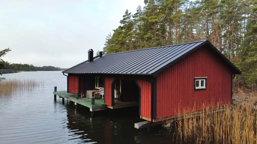 Ferienhaus Hus Upplånngö direkt am Wasser in den Schären
