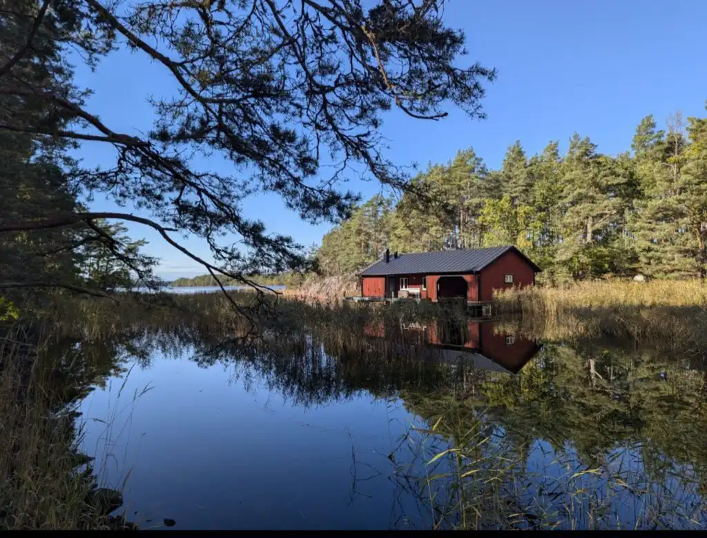Ferienhaus Hus Upplångö direkt am Wasser in den Schären von Figeholm