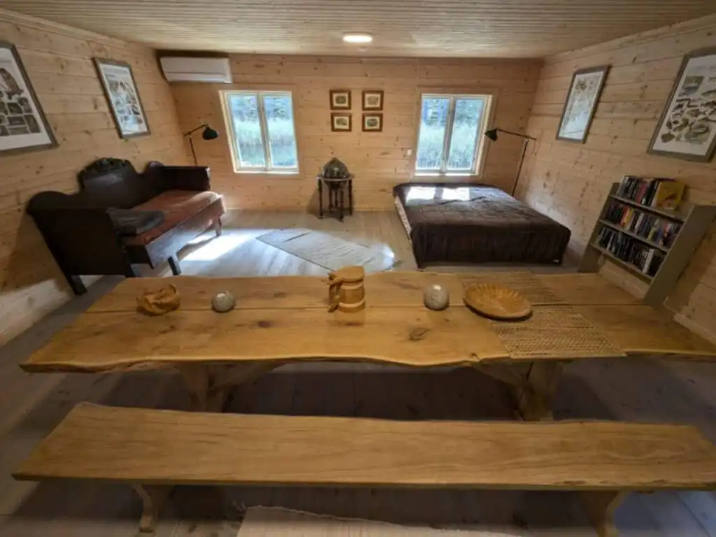 Essbereich im Ferienhaus Hus Upplånngö in Figeholm