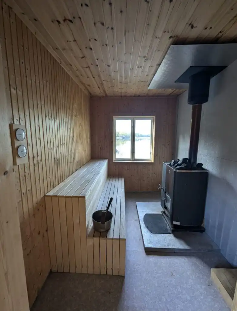 Wellnessbereich im Ferienhaus Hus Upplånngö in den Schären
