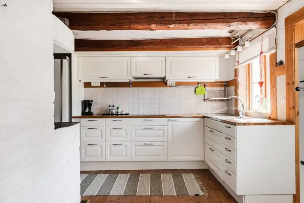 Wohnküche im Hus Skärgården in Figeholm, Småland