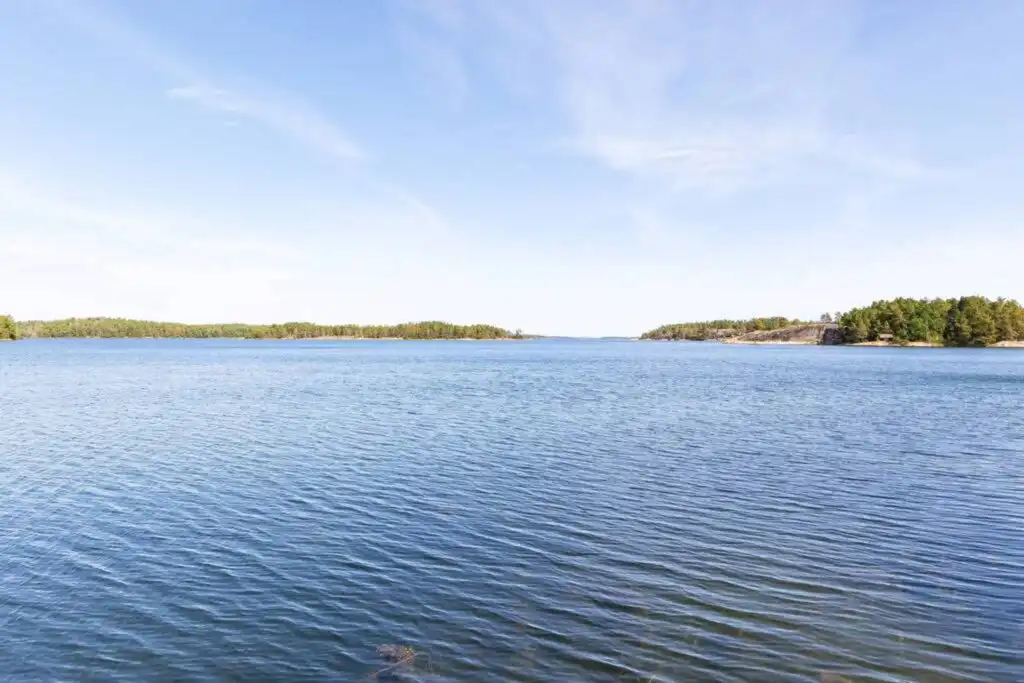 Weitblick über die Ostsee bei Figeholm in Småland