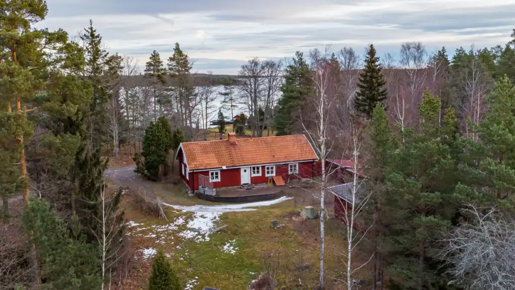 Rotes Ferienhaus Hus Skärgården in Figeholm, Småland