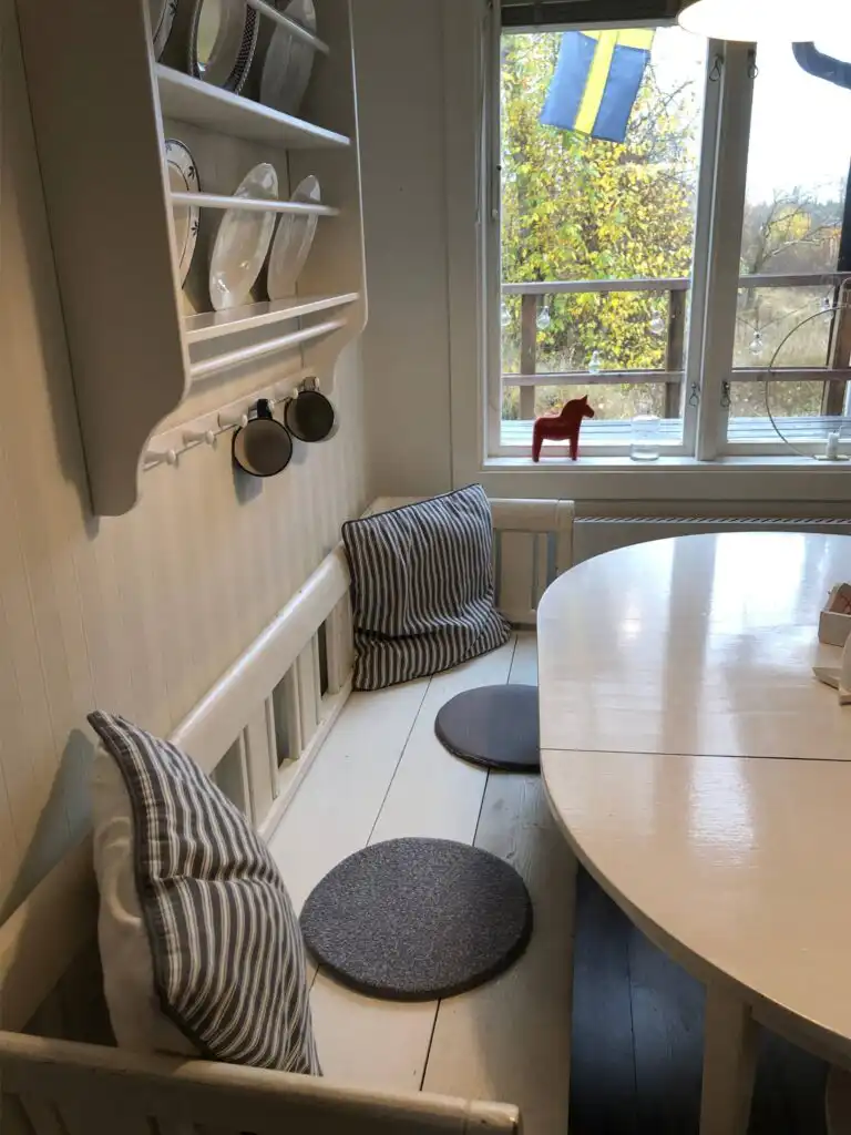 Essbereich im Ferienhaus Hus Anna in Berga – Ferienhaus für Familien und Paare in Småland
