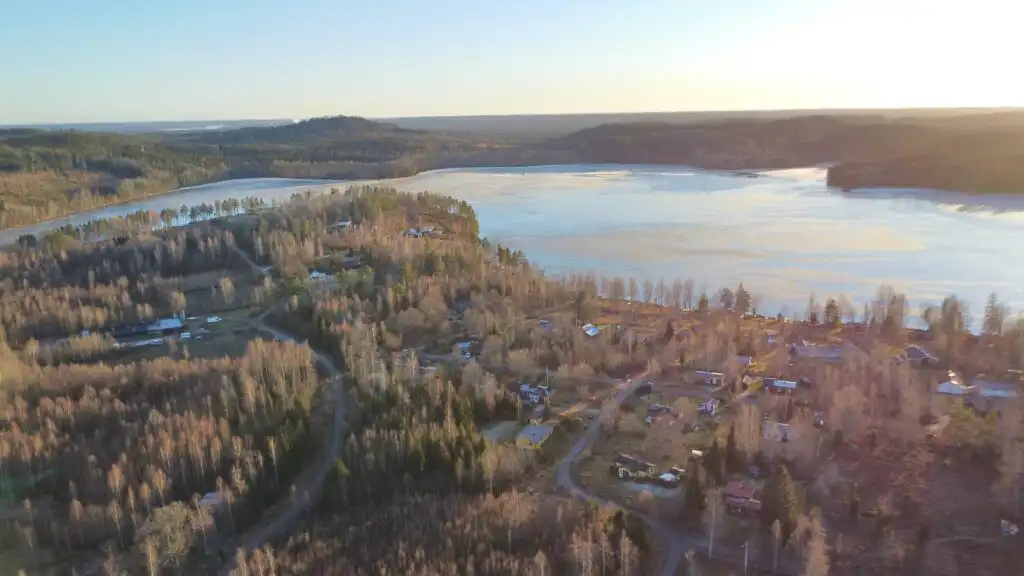Seelandschaft in Småland nahe Stuga Sjögolf in Storebro