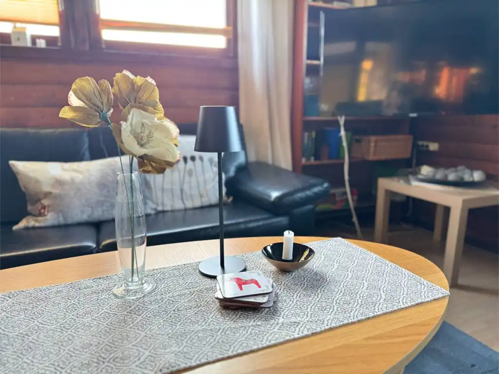 Schlafzimmer in Stuga Sjögolf nahe Vimmerby, Småland