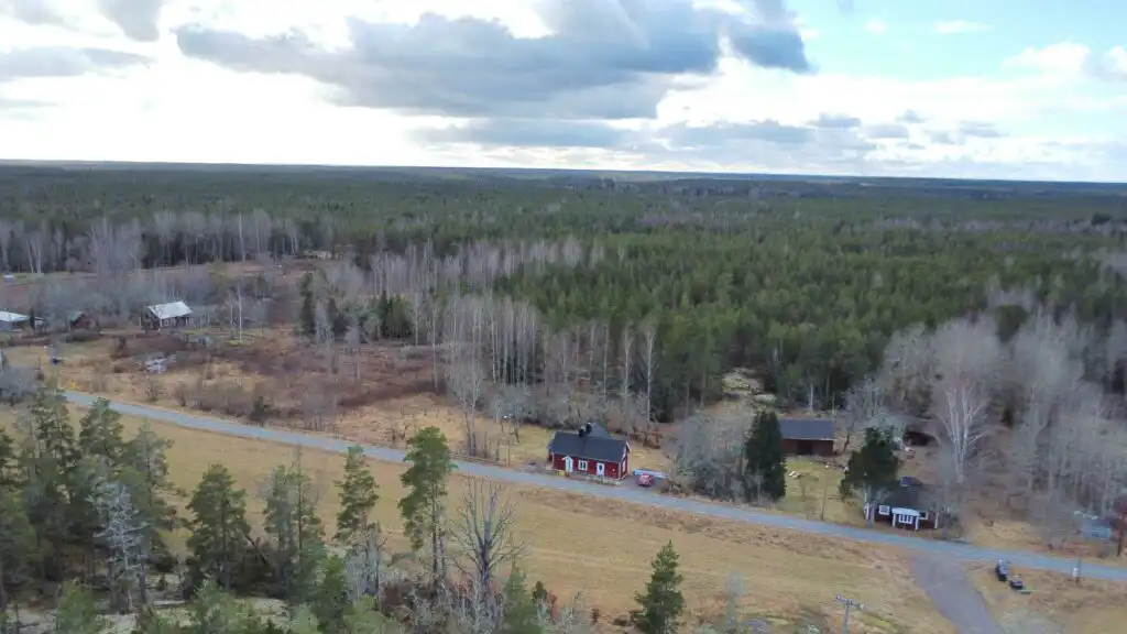 Landschaft bei Berga in Småland – Natur rund um das Ferienhaus Hus Anna