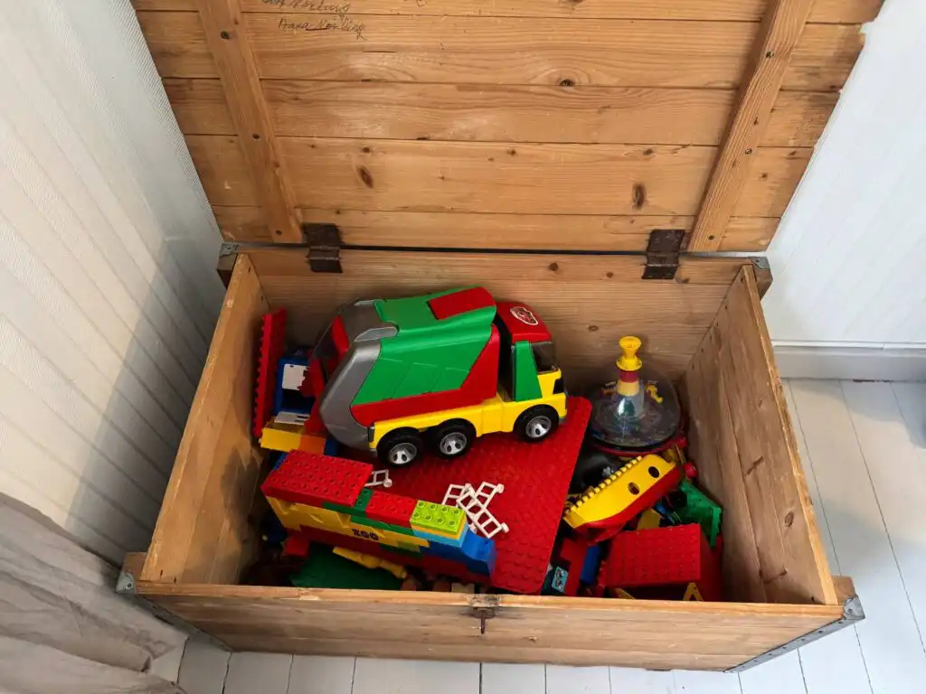 Spielzeug im Ferienhaus Hus Anna in Berga – familienfreundliches Ferienhaus in Småland