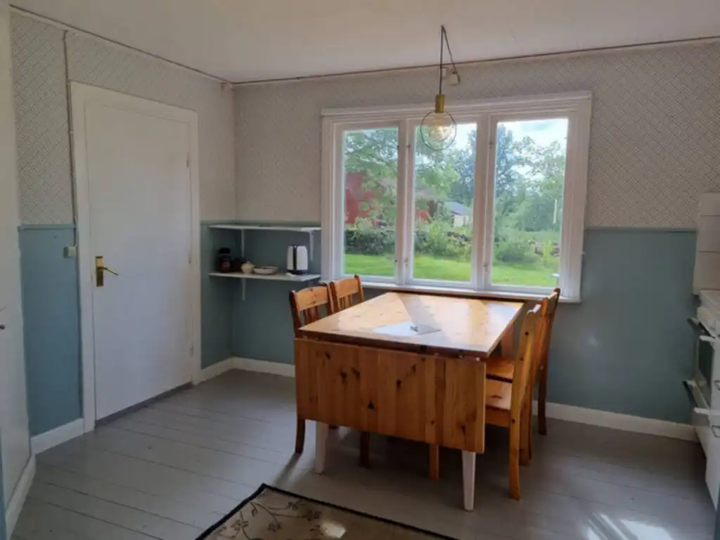 Küche im Ferienhaus Hus Blommenshöns bei Ruda – charmantes Ferienhaus in Småland