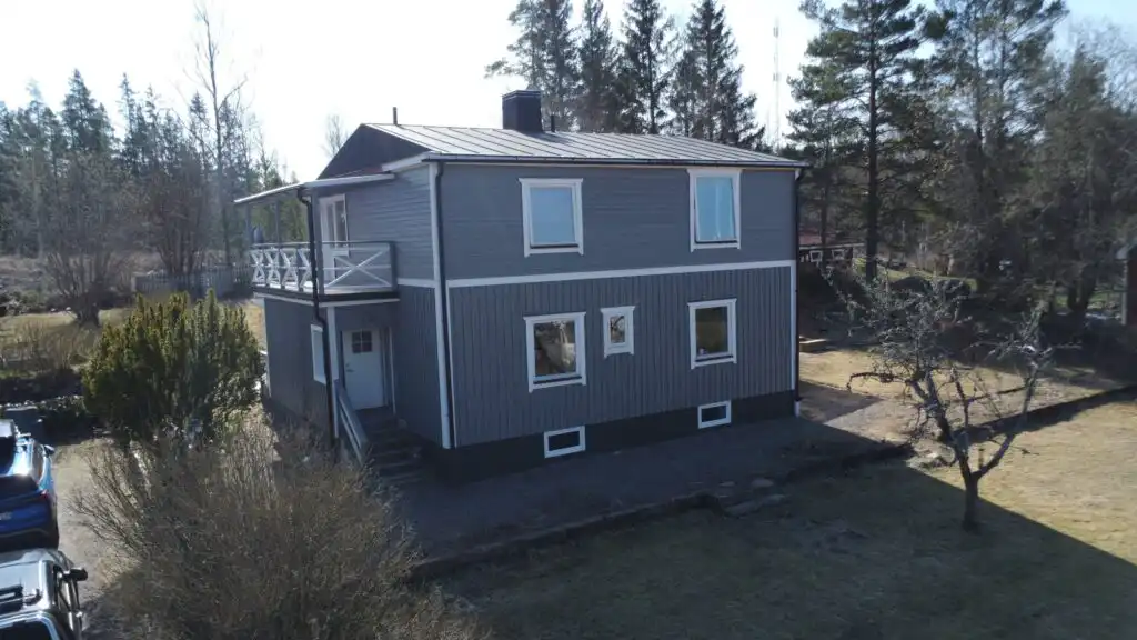 Hauptansicht Villa Kunterbunt in Småland