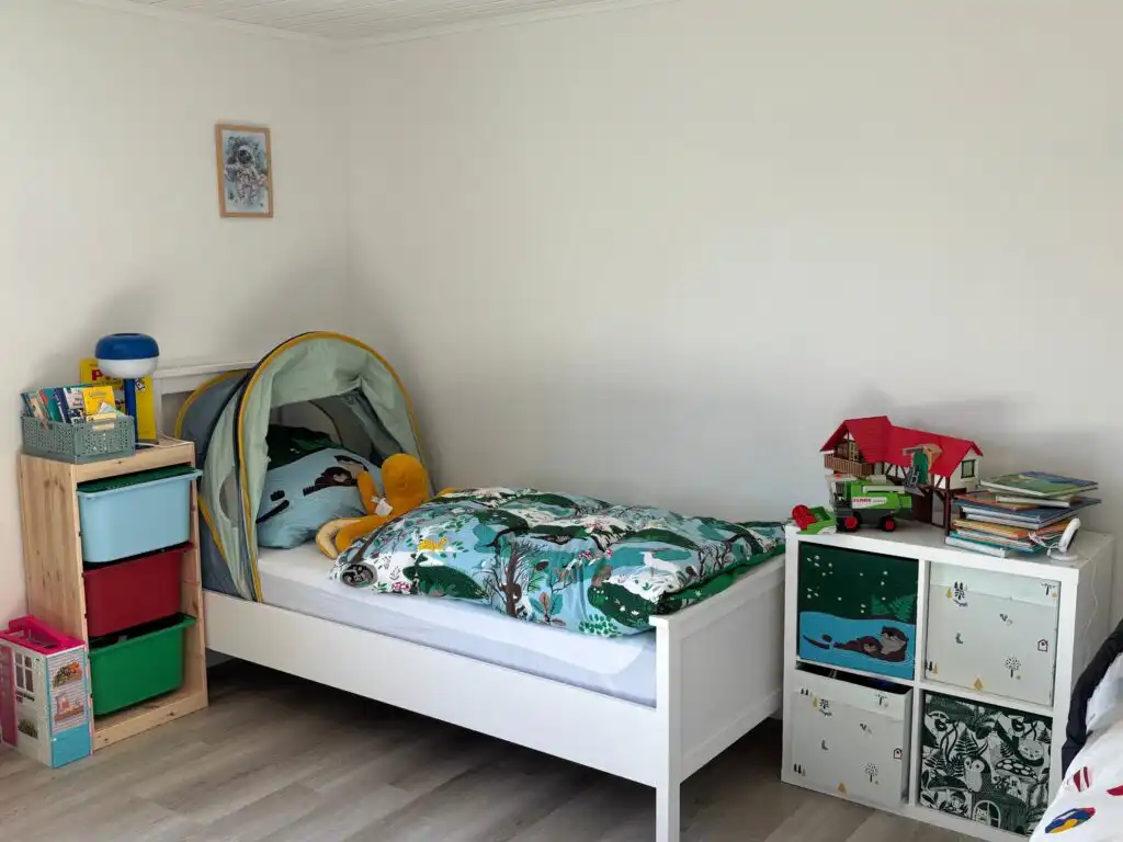 Familienfreundliches Schlafzimmer in der Villa Kunterbunt