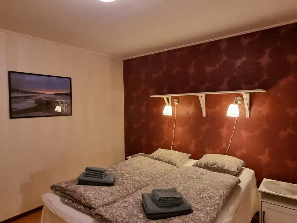 Offener Wohn- und Essbereich im Ferienhaus Villa Moose in Lappland