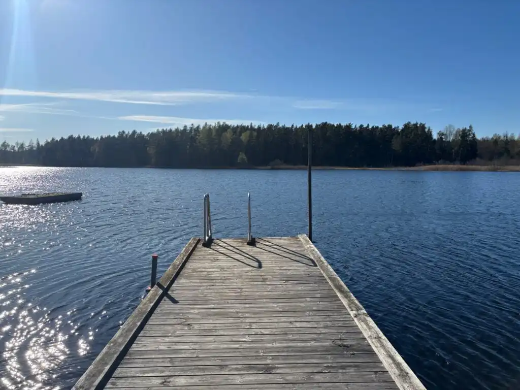 Seelandschaft in Småland nahe Hus Bockara bei Oskarshamn
