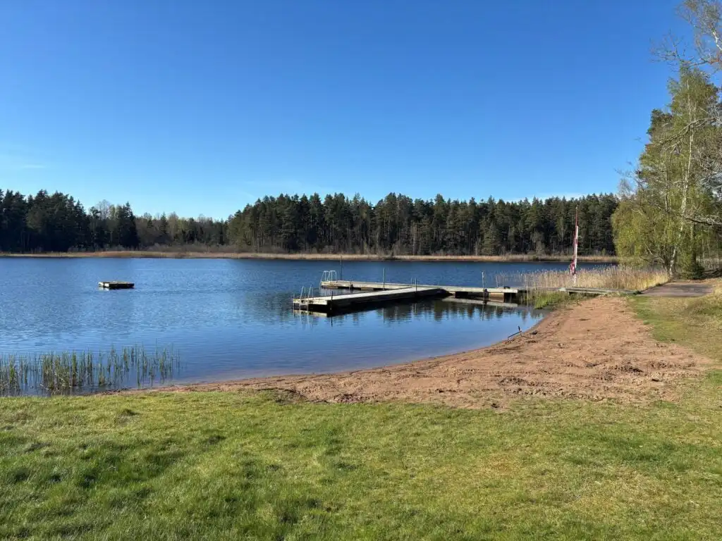 Naturlandschaft bei Hus Bockara in Småland nahe Oskarshamn