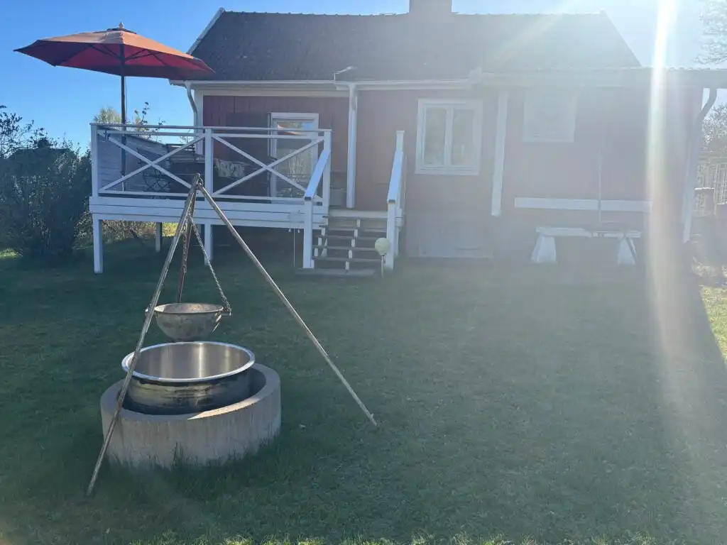 Grillbereich am Hus Bockara in Bockara, Småland