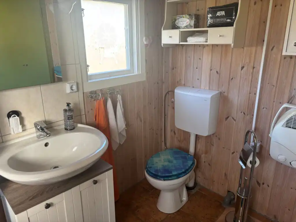 Badezimmer im Hus Bockara nahe Vimmerby