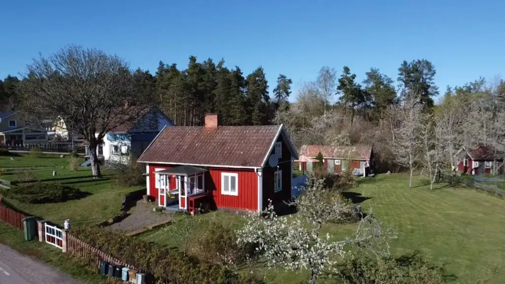 Außenansicht vom Hus Bockara in Bockara bei Oskarshamn