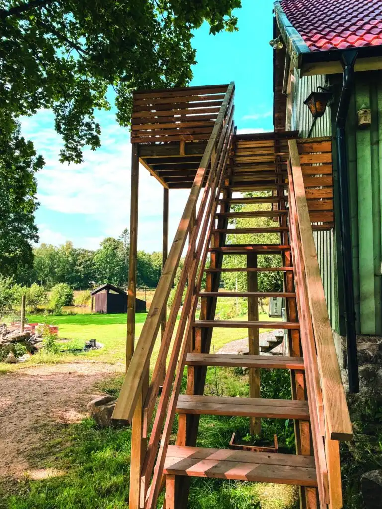 Loftet Vildmark Ferienwohnung für 2 Personen auf der Damwildfarm in Tyringe Skåne