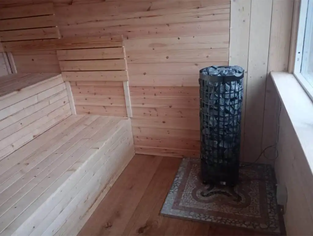 Sauna zur Mitbenutzung auf dem Farmgelände