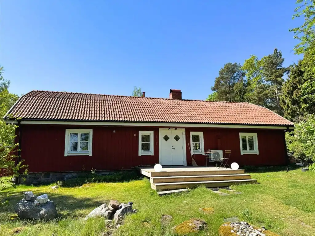 Rotes Ferienhaus Hus Skärgården in Figeholm, Småland nahe Küste