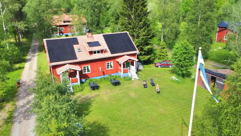 Ferienhaus mit Garten bei der Ferienwohnung Näckros in Filipstad – Natururlaub in Värmland