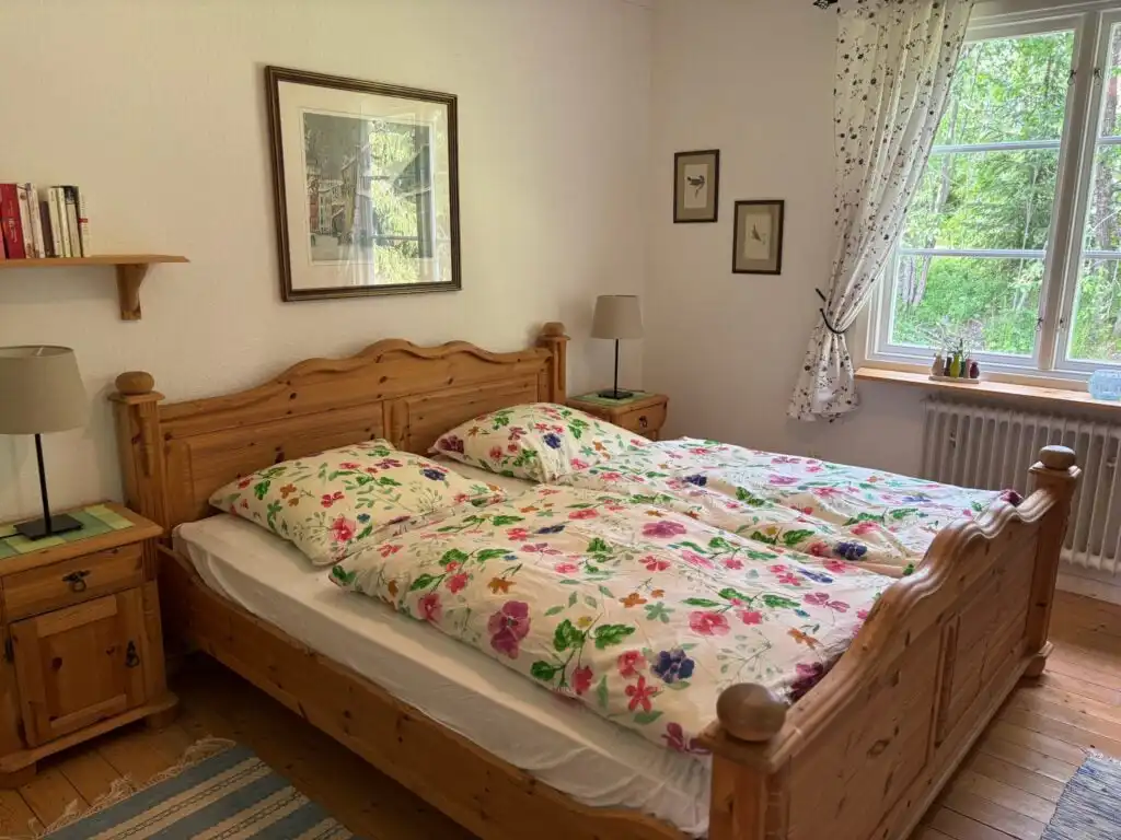 Schlafzimmer der Ferienwohnung Liljekonvalj in Filipstad – Ferienwohnung in Värmland