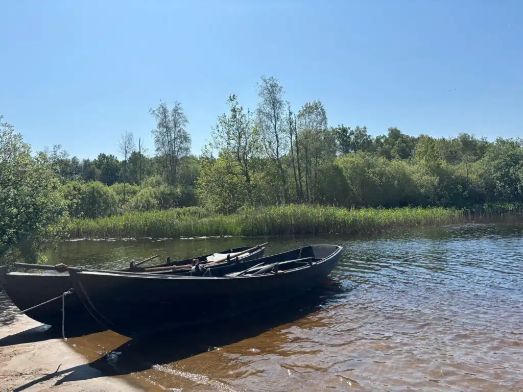 Badestelle am See bei Kalv in Schweden – Natururlaub nahe dem Ferienhaus Havsörn