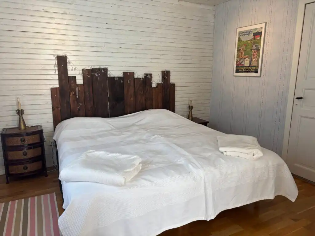 Doppelzimmer im Ferienhaus Villa Bela nahe Algunnen See in Schweden