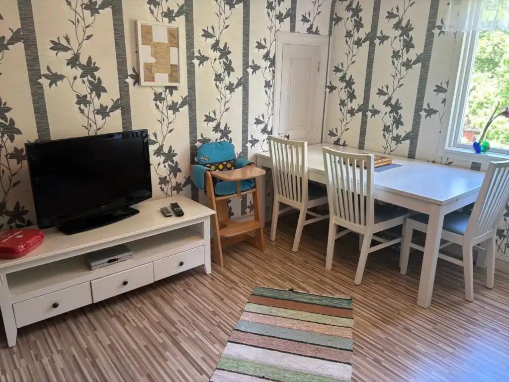 Helles Schlafzimmer Villa Bela Ferienhaus in Småland