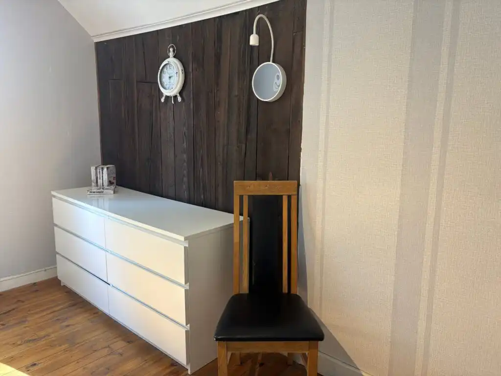 Helles Schlafzimmer Villa Bela Ferienhaus in Småland