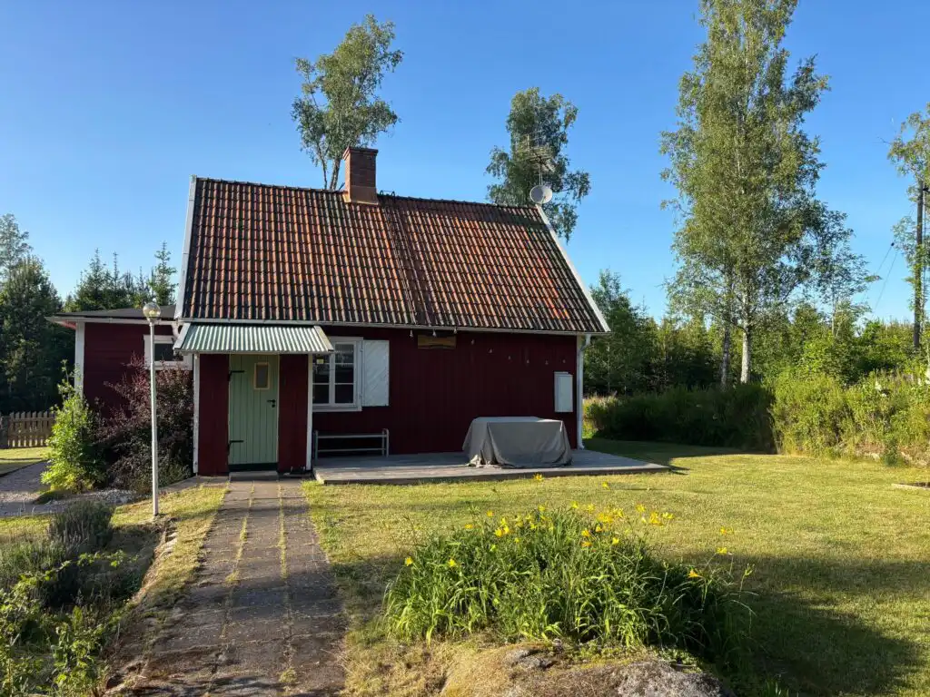 Hauptansicht vom Ferienhaus Hus Jorgentorp – Ferienhaus in ruhiger Waldlage in Småland