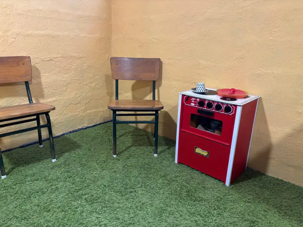 Spielbereich im Ferienhaus Hus Björk in Fågelfors – Ferienhaus mit Tischtennis und Kicker in Småland