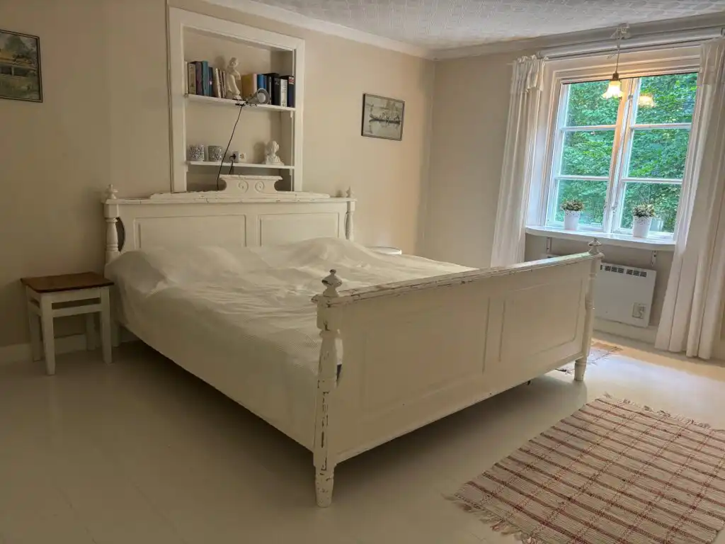 Schlafzimmer im Ferienhaus Bokhultet im Naturreservat Bokhultet – gemütliches Ferienhaus in Småland