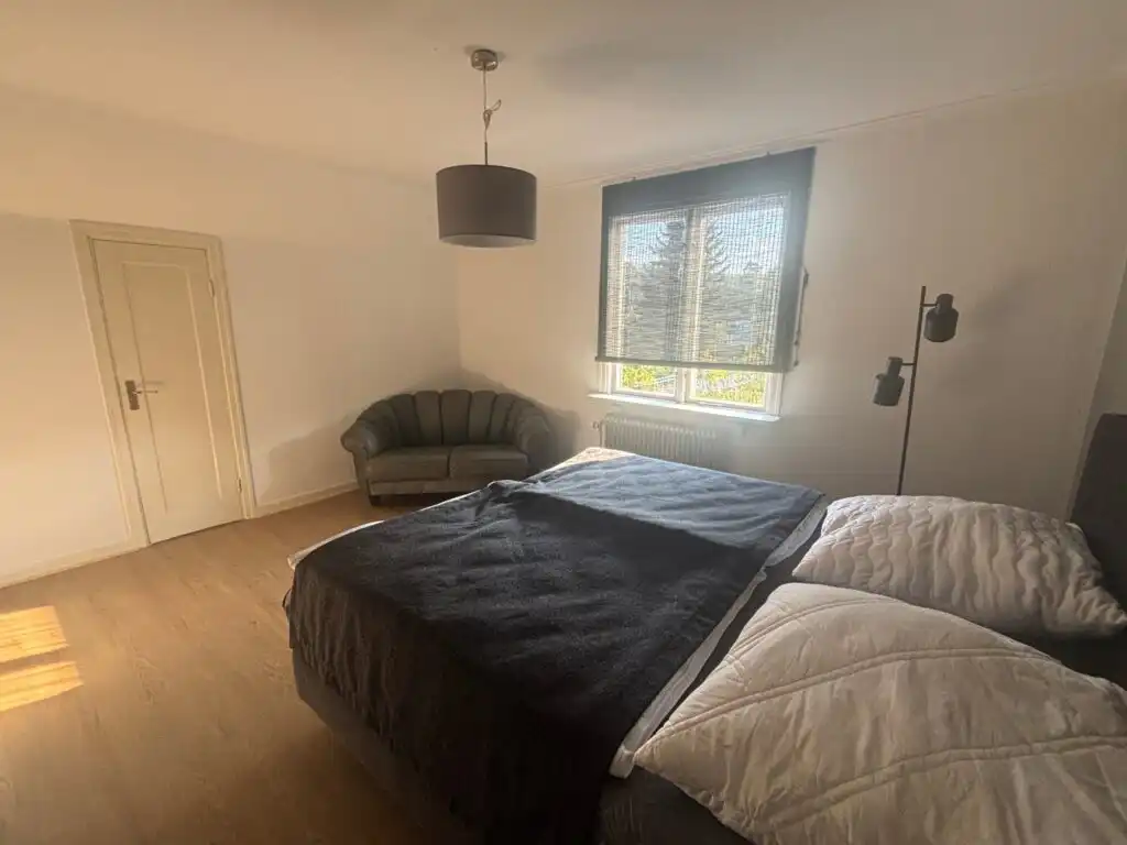 Helles Schlafzimmer im Ferienhaus Hus Silverdalen in Silverdalen