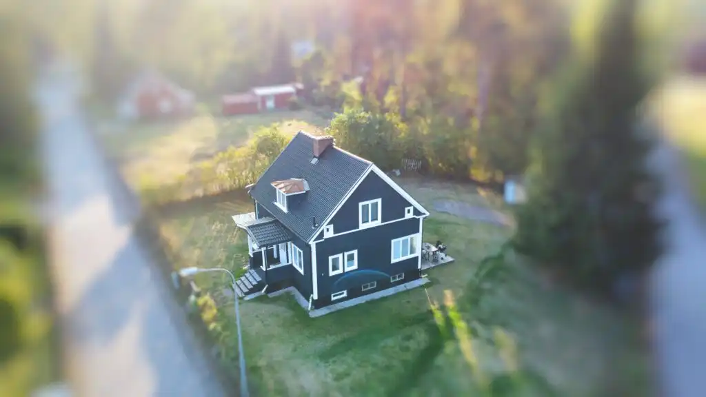 Vogelperspektive vom Hus Silverdalen in Silverdalen, Småland