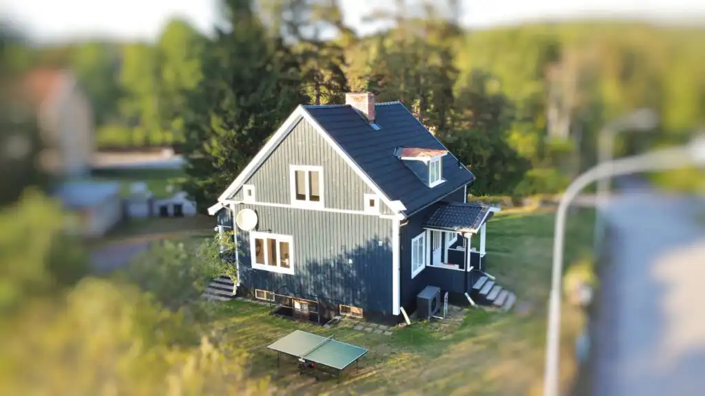 Luftaufnahme vom Hus Silverdalen in Silverdalen, Småland