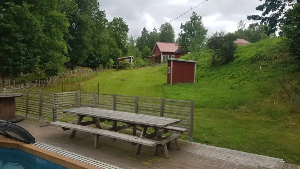 Gartenbereich beim Ferienhaus Vara Hemma in Blekinge